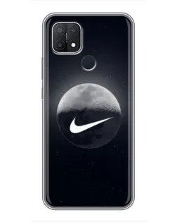 Чехол для OPPO A15 с картинкой «Nike в стиле граффити»