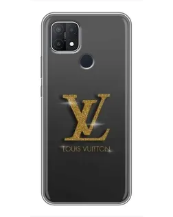 Чехол для OPPO A15 с картинкой «Градиент Louis Vuitton»