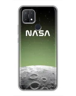 Чехол для OPPO A15 с картинкой «NASA — лунный градиент»