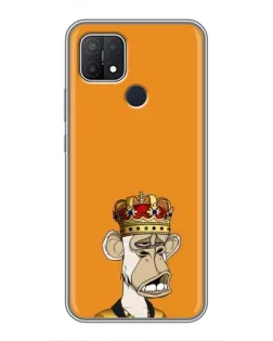 Чехол для OPPO A15 с картинкой «Золотая обезьяна Bored Ape»