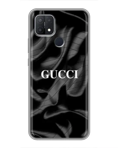 Чехол для OPPO A15 с картинкой «Gucci — шелковые волны»