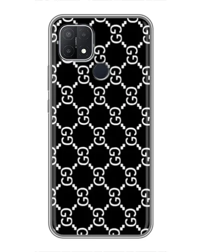 Чехол для OPPO A15 с картинкой «Gucci — сетчатый паттерн»