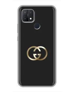 Чехол для OPPO A15 с картинкой «Минимализм Gucci»