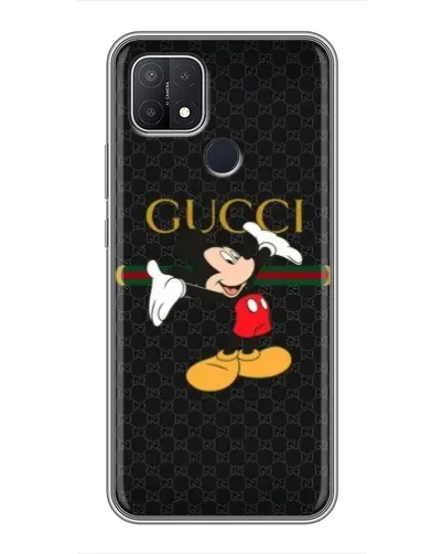 Чехол для OPPO A15 с картинкой «Микки Маус Gucci»
