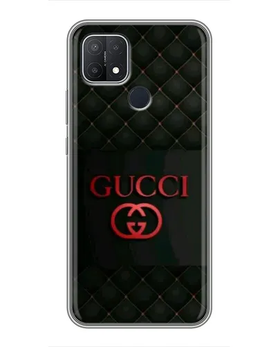 Чехол для OPPO A15 с картинкой «Gucci — стеганый черный»