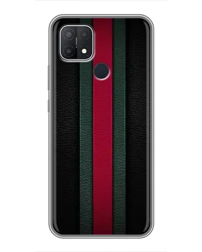 Чехол для OPPO A15 с картинкой «Gucci — неоновая линия»