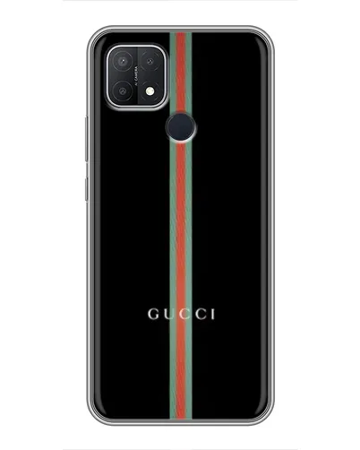 Чехол для OPPO A15 с картинкой «Gucci — строгая линия» Чехол для OPPO A15 с картинкой «Gucci — строгая линия»