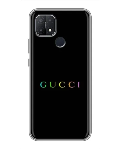 Чехол для OPPO A15 с картинкой «Gucci — неоновый минимализм» Чехол для OPPO A15 с картинкой «Gucci — неоновый минимализм»