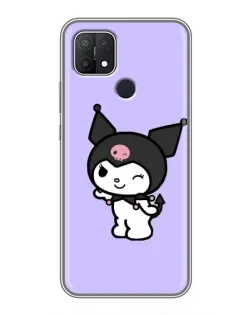 Чехол для OPPO A15 с картинкой «Классическая Kuromi»