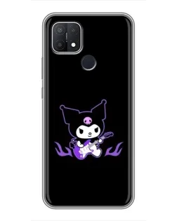 Чехол для OPPO A15 с картинкой «Электрическая Kuromi»