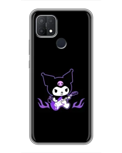 Чехол для OPPO A15 с картинкой «Электрическая Kuromi»