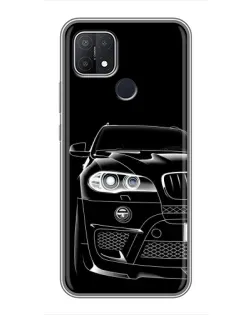 Чехол для OPPO A15 с картинкой «Темный силуэт BMW» Чехол для OPPO A15 с картинкой «Темный силуэт BMW»