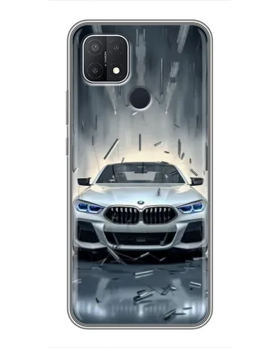 Чехол для OPPO A15 с картинкой «BMW в свете фар»