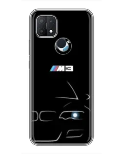 Чехол для OPPO A15 с картинкой «Минималистичный принт BMW M3» Чехол для OPPO A15 с картинкой «Минималистичный принт BMW M3»