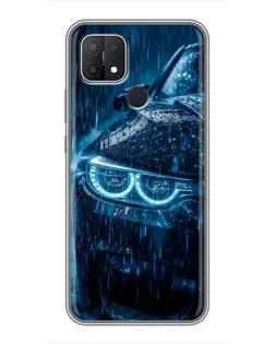 Чехол для OPPO A15 с картинкой «BMW под дождем» Чехол для OPPO A15 с картинкой «BMW под дождем»