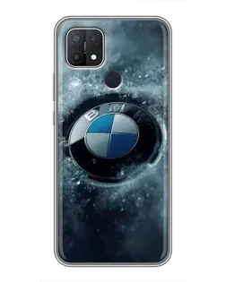 Чехол для OPPO A15 с картинкой «Логотип BMW — лед» Чехол для OPPO A15 с картинкой «Логотип BMW — лед»