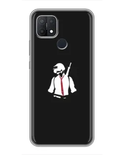 Чехол для OPPO A15 с картинкой «PUBG — силуэт воина» Чехол для OPPO A15 с картинкой «PUBG — силуэт воина»