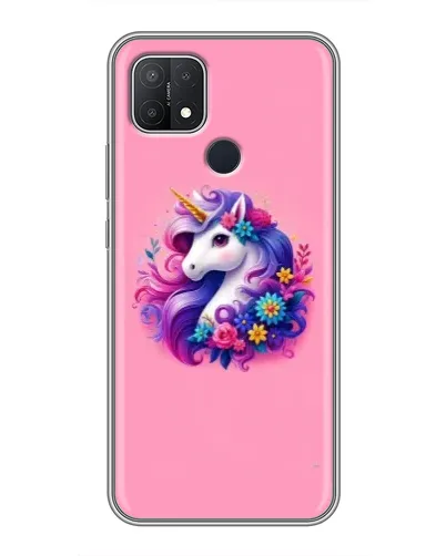 Чехол для OPPO A15 с картинкой «Сказочный единорог»