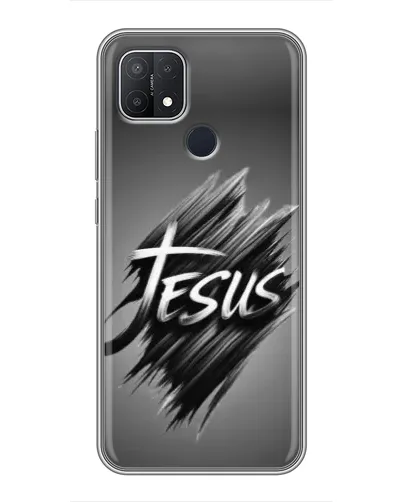Чехол для OPPO A15 с картинкой «Надпись Jesus Graffiti»