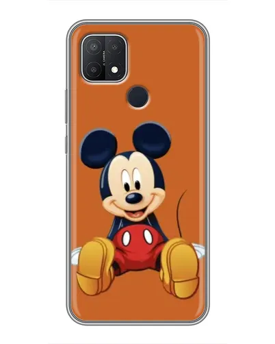 Чехол для OPPO A15 с картинкой «Микки отдыхает»