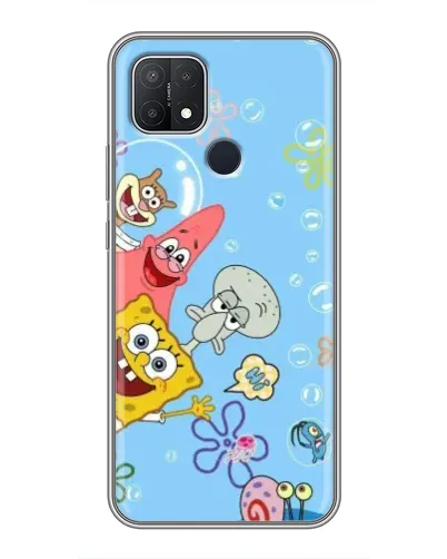 Чехол для OPPO A15 с картинкой «Веселые пузырьки»