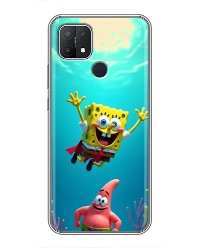 Чехол для OPPO A15 с картинкой «Спанч Боб под водой» Чехол для OPPO A15 с картинкой «Спанч Боб под водой»