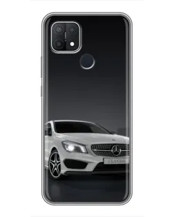 Чохол для OPPO A15 з картинкою «Mercedes AMG GT Silver»