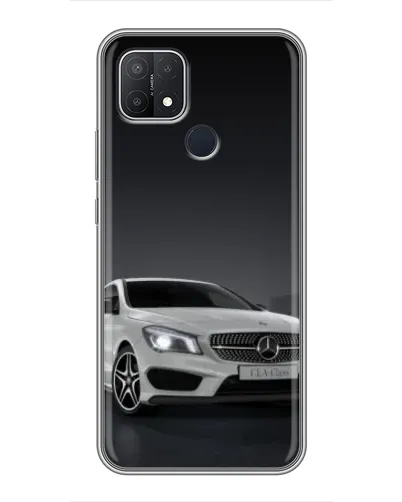 Чехол для OPPO A15 с картинкой «Mercedes AMG GT Silver»