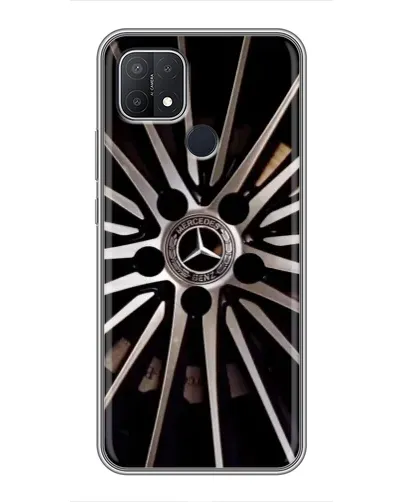Чехол для OPPO A15 с картинкой «Диск Mercedes»