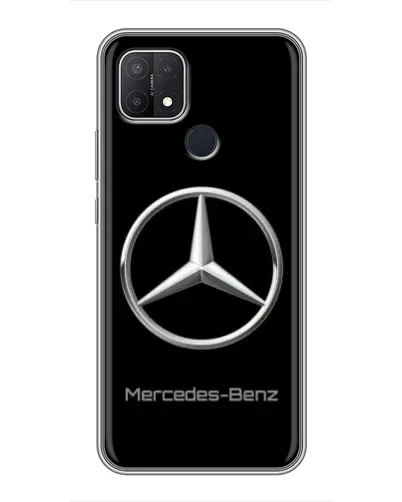 Чехол для OPPO A15 с картинкой «Mercedes Silver Logo»