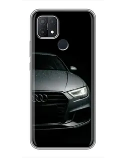 Чехол для OPPO A15 с картинкой «Audi — детализация кузова»