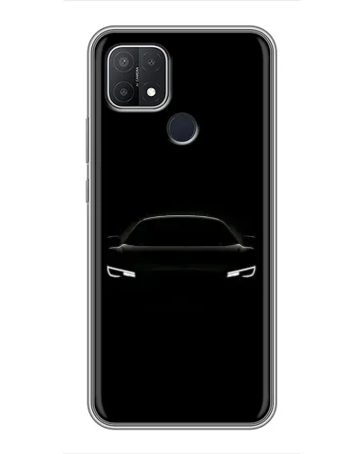 Чехол для OPPO A15 с картинкой «Взгляд Audi в темноте»