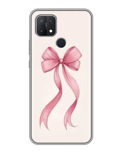 Чехол для OPPO A15 с картинкой «Розовый бант» Чехол для OPPO A15 с картинкой «Розовый бант»