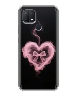 Чехол для OPPO A15 с картинкой «Дымчатое сердце»