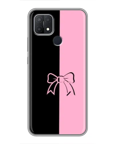 Чехол для OPPO A15 с картинкой «Половинки банта» Чехол для OPPO A15 с картинкой «Половинки банта»