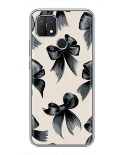 Чехол для OPPO A15 с картинкой «Банты Coquette»