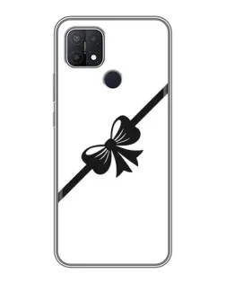 Чехол для OPPO A15 с картинкой «Диагональный бант»