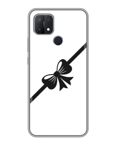 Чехол для OPPO A15 с картинкой «Диагональный бант» Чехол для OPPO A15 с картинкой «Диагональный бант»
