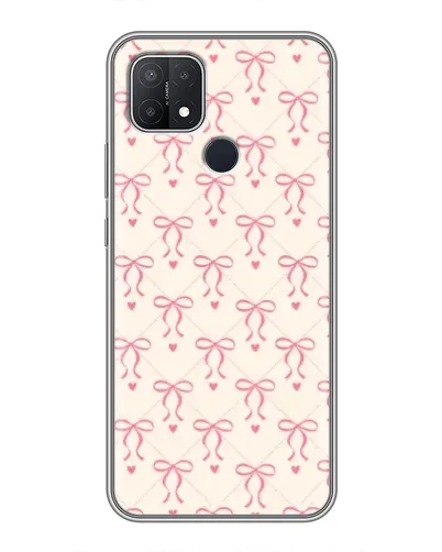 Чехол для OPPO A15 с картинкой «Розовые бантики Coquette» Чехол для OPPO A15 с картинкой «Розовые бантики Coquette»