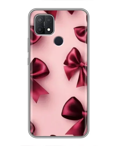 Чехол для OPPO A15 с картинкой «Бордовый атлас» Чехол для OPPO A15 с картинкой «Бордовый атлас»