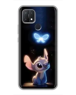 Чехол для OPPO A15 с картинкой «Сияющий Стич» Чехол для OPPO A15 с картинкой «Сияющий Стич»