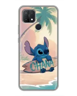 Чехол для OPPO A15 с картинкой «Стич на серфе» Чехол для OPPO A15 с картинкой «Стич на серфе»