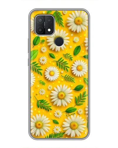 Чехол для OPPO A15 с картинкой «Ромашковое солнце»
