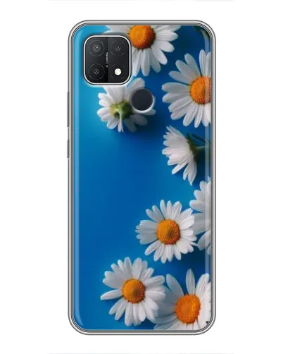 Чехол для OPPO A15 с картинкой «Белоснежные маргаритки»
