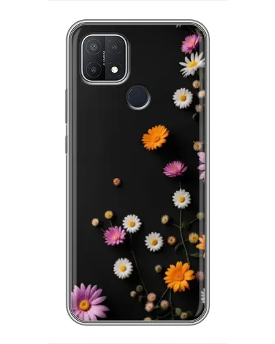 Чехол для OPPO A15 с картинкой «Цветочная композиция»