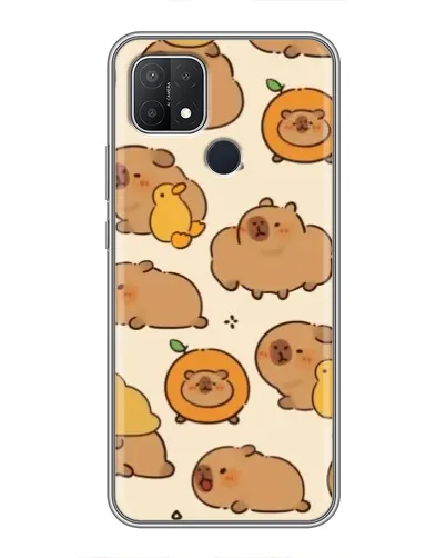 Чехол для OPPO A15 с картинкой «Капибары с апельсинами» Чехол для OPPO A15 с картинкой «Капибары с апельсинами»
