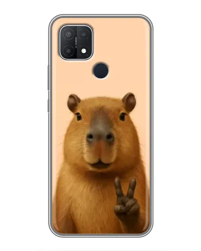 Чехол для OPPO A15 с картинкой «Капибара виктория» Чехол для OPPO A15 с картинкой «Капибара виктория»