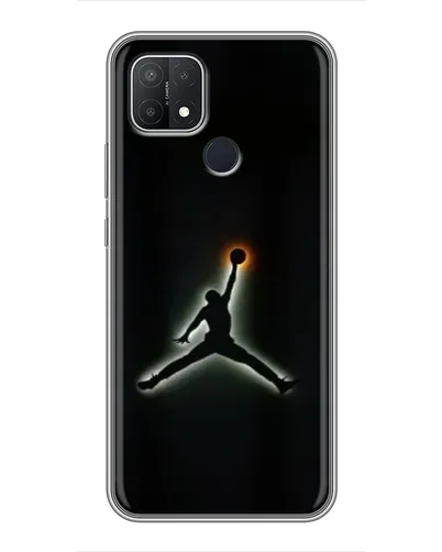 Чехол для OPPO A15s с картинкой «Jordan Gradient Logo»