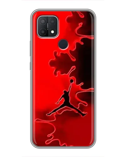 Чехол для OPPO A15s с картинкой «Jordan Red Smoke»