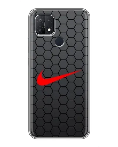 Чохол для OPPO A15s з картинкою «Nike — карбонова сітка» Чохол для OPPO A15s з картинкою «Nike — карбонова сітка»